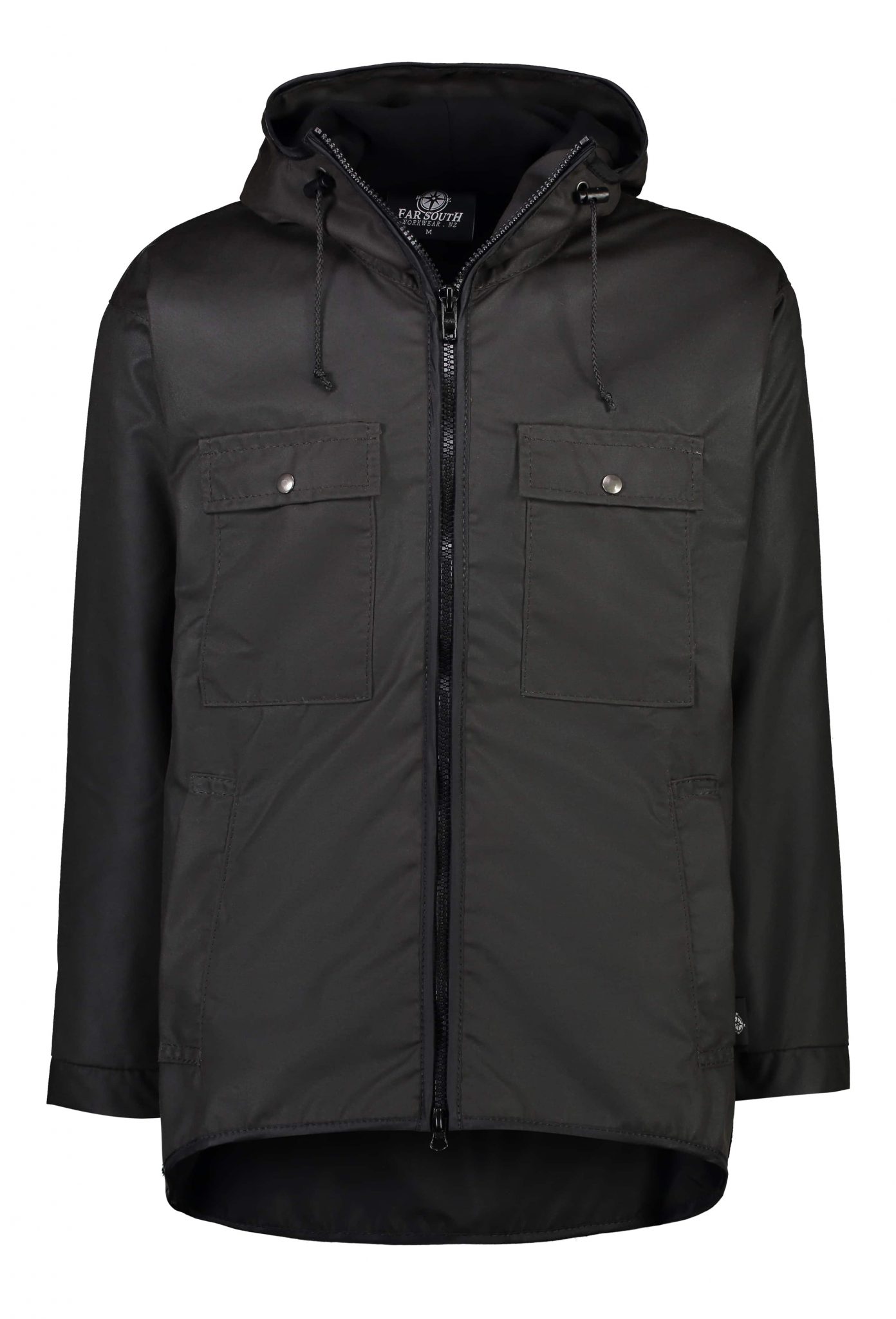 Far South Hollyford Long Sleeve Hooded Oilskin Jacket Farsouth Far